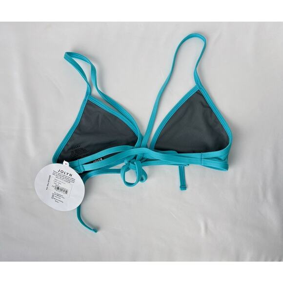 Jolyn Ohara Bikini Top Hawaii Blue Womens Size Small New Swimwear Surf - Picture 4 of 7